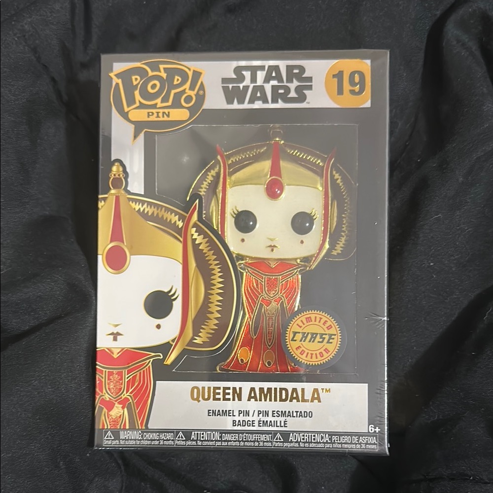 Funko Pop! Pin Star Wars Queen Amidala Limited Edition Chase Enamel Pin